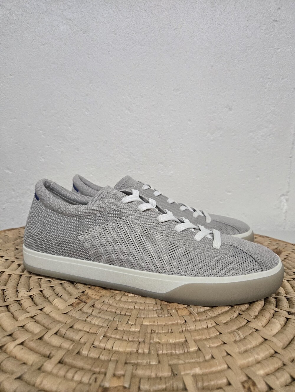 Rothy's The Lace Up Gray Sneaker